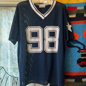 Frankee & Skylarr Dallas Cowboys #98 Mesh Jersey 1X Plus Size Throwback Tunic